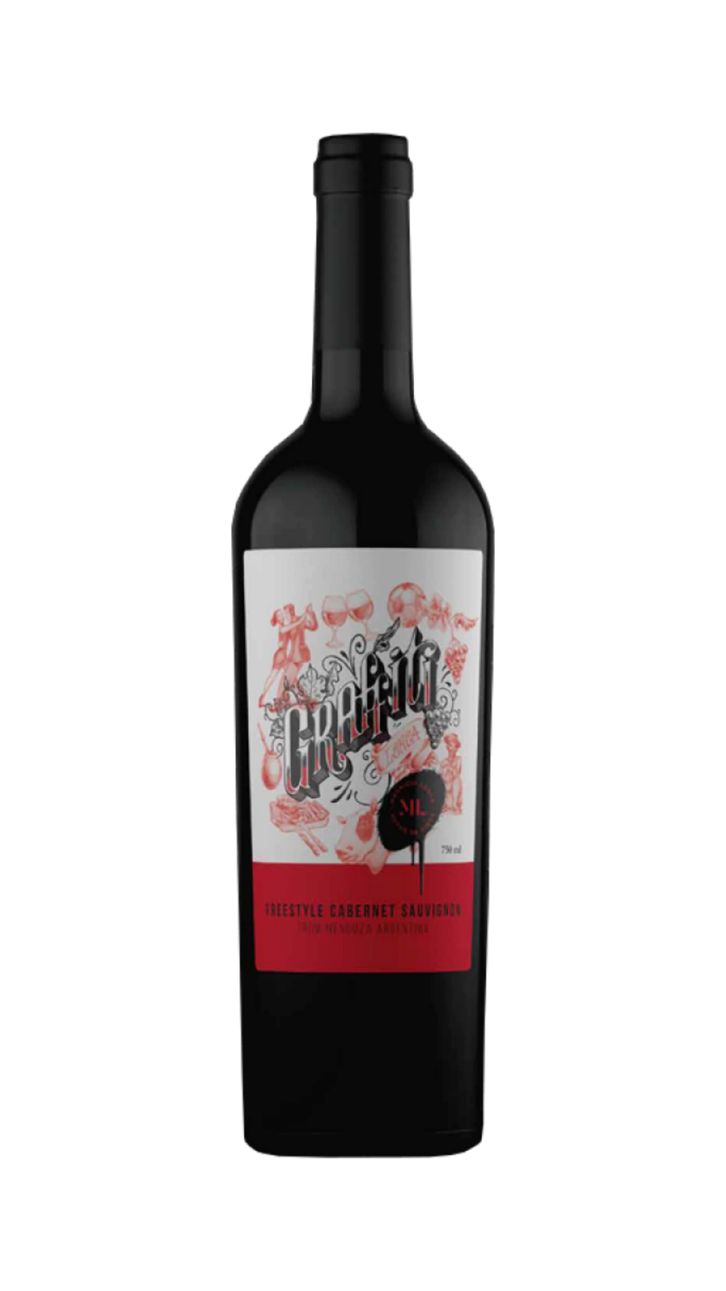 grafitti-cabernet-05b30afd8d8a6ad19c17412721231806-1024-1024.webp Vinho Tinto Graffiti Cabernet Sauvignon - 750ml - Imagem 1