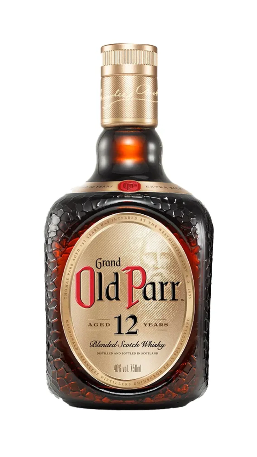 old-parr-2dc566bd7d3a572b7f17261504393670-1024-1024.webp Whisky Old Parr 12 anos - 1 Litro - Imagem 1